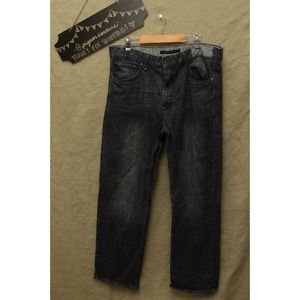 Mens Sean John straight leg dark wash jean sz34